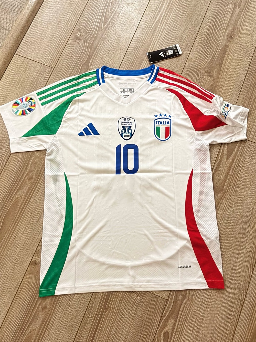 Italy #10 R. Baggio Soccer Jersey – New with Tags Size M